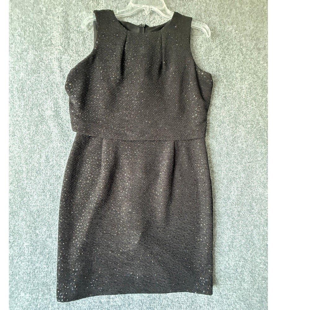 SLNY New York Black Sparkle‎ Sleeveless Party Cocktail Dress - Size 14